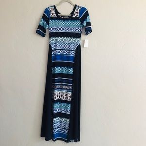 Rabbit Rabbit Rabbit Geometric T-Shirt Maxi Dress